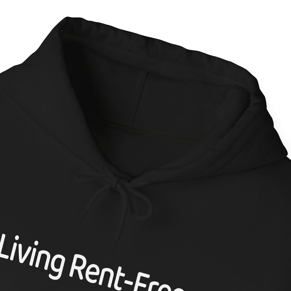 Living Rent • Free Hoodie – Aesthetic Gen-Z Hoodie | Unbothered & Thriving
