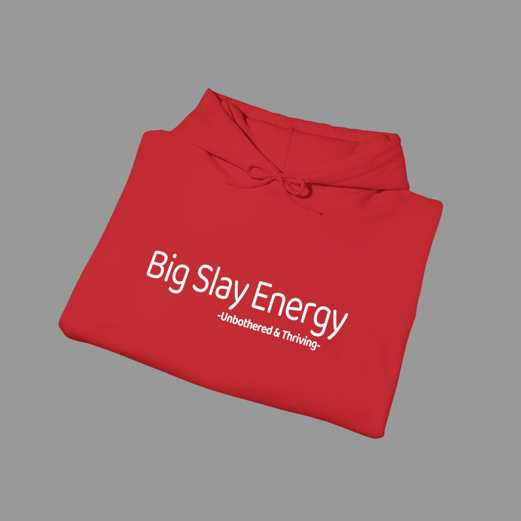 Big Slay Energy Hoodie – Aesthetic Gen-Z Hoodie | Unbothered & Thriving
